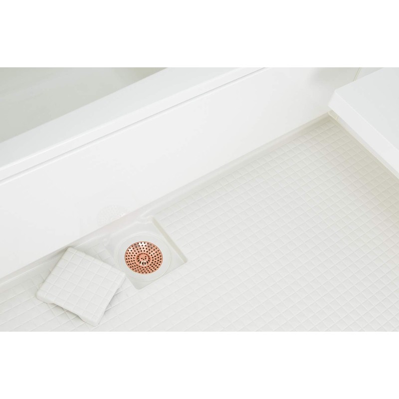 Kakudai Hair Catcher Unit Bath Disinfection Hair Catcher 419-802 Copper