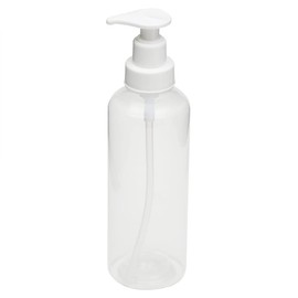 Home Basics Plastic 16 oz Soap Dispenser | Twist Open Pump | Lightweight | Open & Close Top