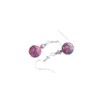 Ocean Jade Dangle Earrings (Pink, sterling-silver)