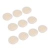 10pcs Loofah Facial Exfoliating Pads Round Shaped Reusable Gentle Scrubbing