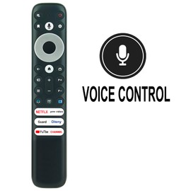 RC902V FMRB Voice Replacement Remote fit for TCL Smart TV 49S6500FS 49S6500 49S6800 50P65US 40S6800FS 43S6800FS 65R635 49P30FS 40S6500 43P30FS 32S6500 32A325 32A323 32S6800 40S615 40S6800