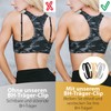Kronwahl 3 Metal Bra Straps Clips for Straps Width up