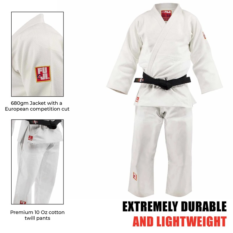 FUJI Euro Competition Judo Gi for Men and Women (Belt