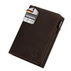 DODENSHA MagSnap Wallet I Card Holder Wallet, Dark Brown-A