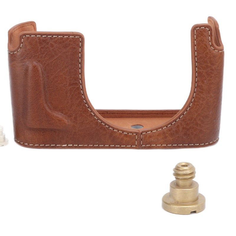 PU Leather Camera Half Case for Leica Q Half Body