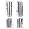 4-Piece Tea Strainer, Stainless Steel Filter, Loose Tea Infuser, Long