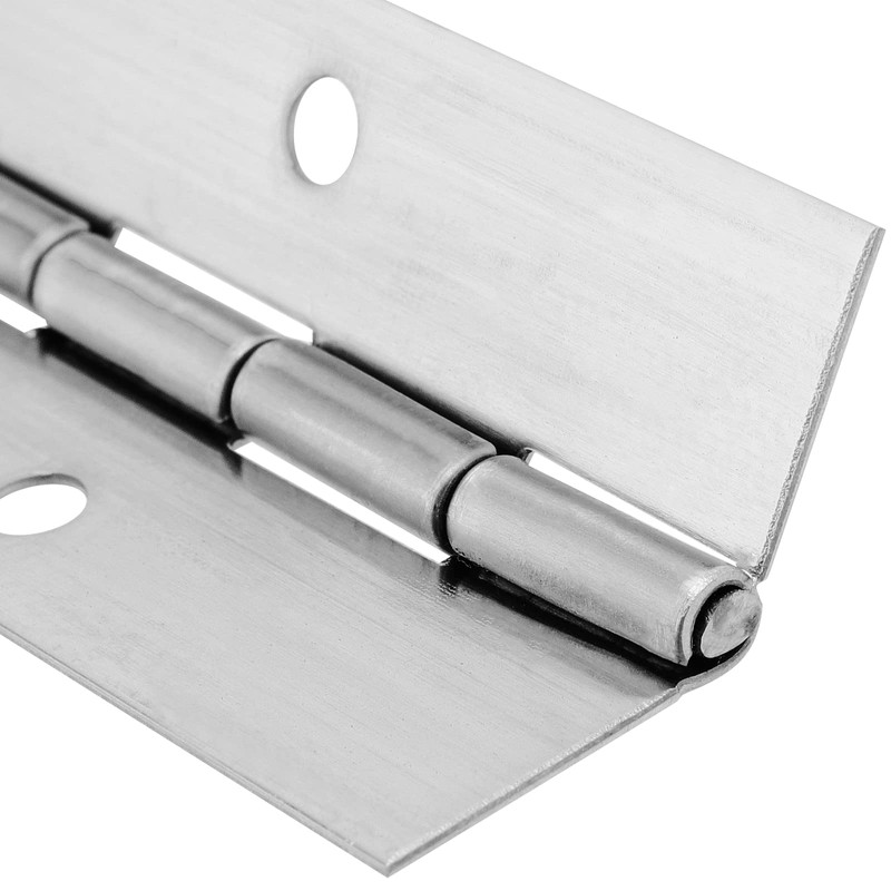MANCHAP 8 PCS 12 Inch Silver Continuous Piano Hinge, Stainless