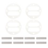 SG Store 4 Sets Air Compressor Head Aluminum Gasket Reed