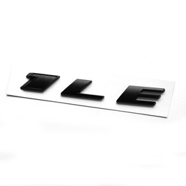 Yoaoo 2pack OEM 1LE Emblem Badge Letter Rear Side Compatible with Zl1 1LE 1LE Door Matte Black