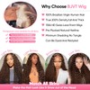 Chocolate Brown 13x6 Deep Wave Lace Front Wigs Human Hair