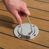 Boat Deck Plate Key - Adjustable Spanner Wrench for 3",
