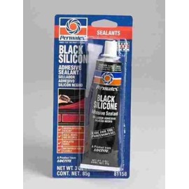 Permatex 81158 3 Oz Black Silicone Adhesive Sealant