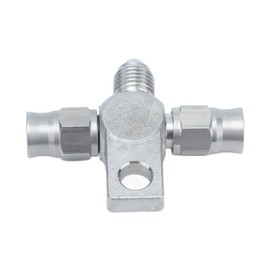 AN‑3 Tee Brake Hose AN3 to Line End Fittings Stainless Steel Automobile Components