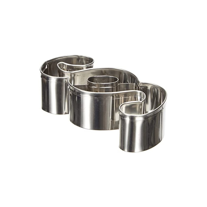 Staedter § Sign Cookie Cutter, Stainless Steel Silver, 30 x