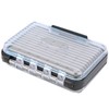 Fly Fishing Box PP Double Side Waterproof Flies Organized Storage