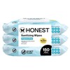 The Honest Company Fragrance-Free Sanitizing Alcohol Wipes, Antibacterial with Aloe,