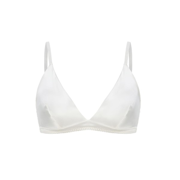 SilRiver Women's Silk Soft Cup Wireless Bra Bralette Top with