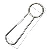 ARBO-INOX Trapezoidal Ring Stainless Steel Polished