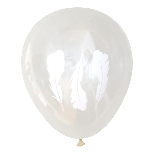 Feather Latex Balloons (16 pcs) for Tribal Boho Parties by