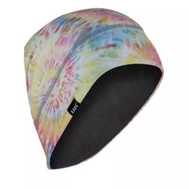 Zan® Helmet Liner/Beanie SportFlex® Series Fleece Lined Tie Dye Sunburst, Pastel