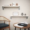2 x Sossai® Truss Design Shelf Brackets | Shelf Bracket