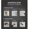 DATA COMM Electronics 45-0008-LA Easy Mount Recessed Low Voltage Cable