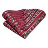 Hi-Tie Christmas Ties for Men Vacation Holiday Tie Pocket Square