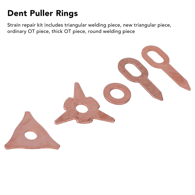 25Pcs Dent Pulling Puller Rings Triangular OT Round Car Body
