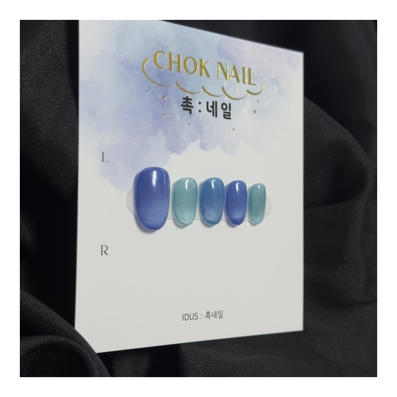 CHOK: 05 I'll show you the seaHandmade nail - oval