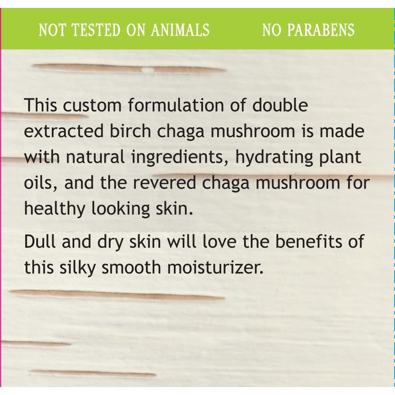 Maine Chaga Face & Body Cream, Large 4 oz Value
