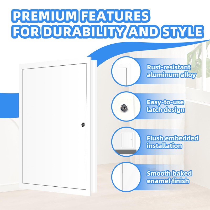 12" x 16" Metal Access Panel, 1MM Thickened Access Panel