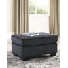 Signature Design by Ashley Altari Modern Rectangular Accent Ottoman, Dark