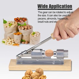 Quebrador de Nueces,Casador Manual de Cascanueces Frutos Secos Alicates Herramienta de Apertura Partidor de Nuez de Manual