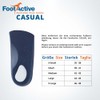 Footlogics Unisex Casual 3/4 Length Orthotic Insoles, Medium