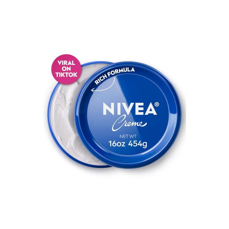 NIVEA Creme Crema hidratante para cuerpo, rostro y manos, frasco