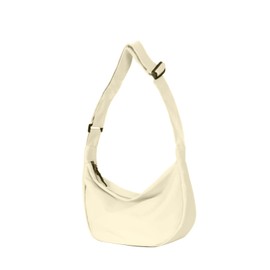 kingsea Women Dumpling Bag, Medium Nylon Crescent Bag, Women Crossbody Bag, Women's Underarm Bag for Traveling, Gatherings