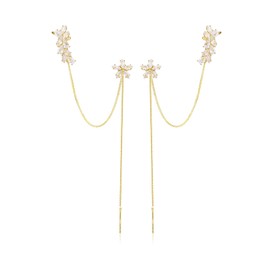 Ear Cuff Earrings Claw Earrings for Women Double Twist Earrings for One Hole Minimalist Warp Earrings Dainty Jewelry Gifts for Women