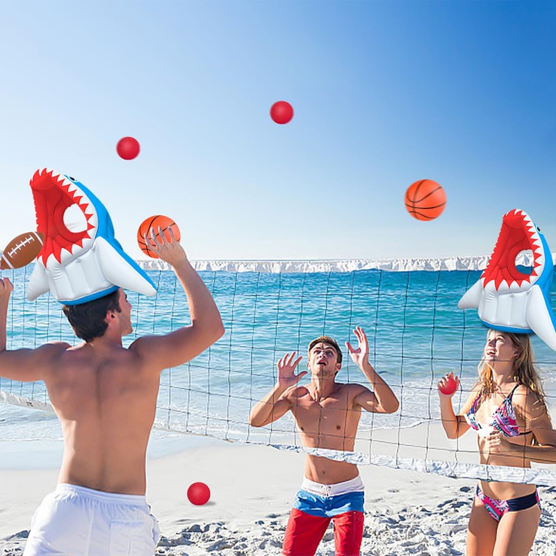 Kids Pool Toys,3-In-1 Inflatable Pool Float Set,Toddler Indoor Outdoor Water