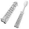 Butterfly Spoon Camping Spoon Foldable Spoon Stainless Steel Utensils Camping