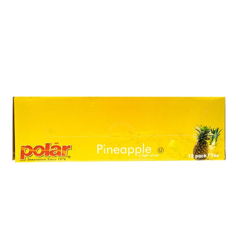 MW Polar Snack Cup, Pineapple Tidbits in Light Syrup, 7