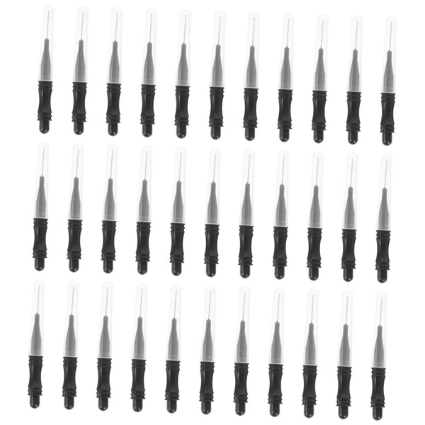 Gatuida 50pcs Eyebrow Brushes with Cap Small Brow Brush Applicator