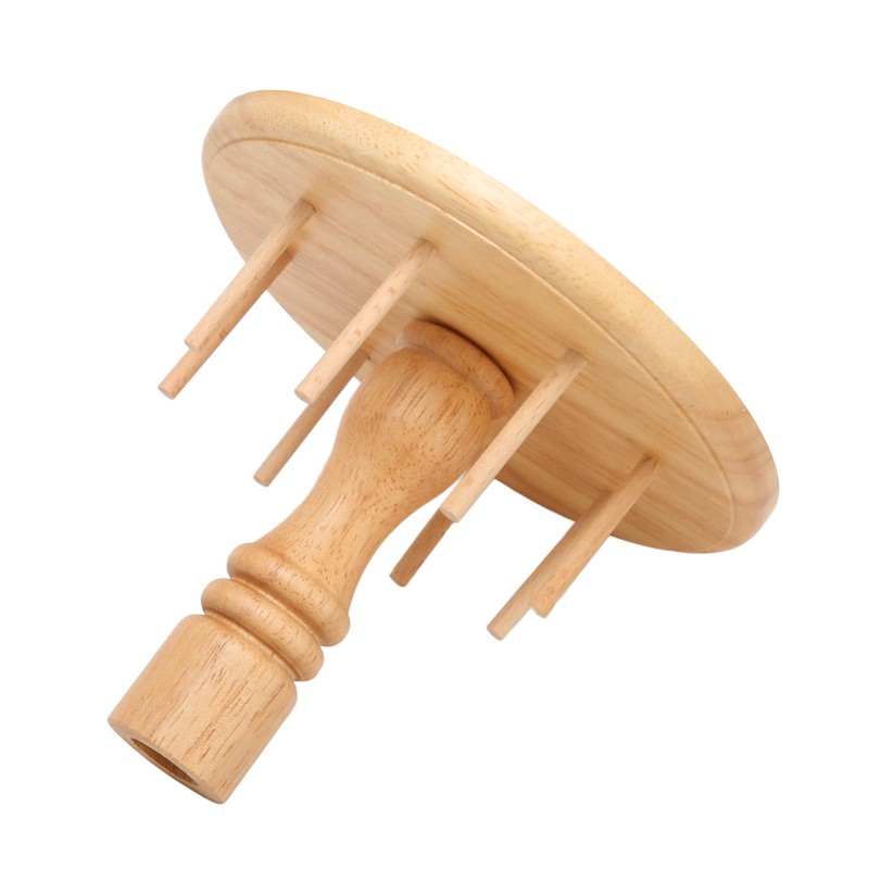 Wooden Thread Holder Rack 8 Spools Beech Wood Bobbin Holder