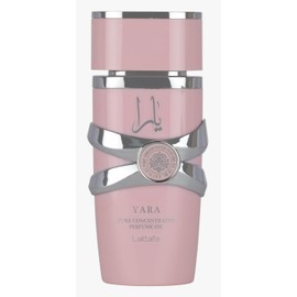 Lattafa Yara – Floral, Gourmand, Fruity, Musky – Pure Concentrated Perfume Oil Long-Lasting Fragrance for Women, 0.67 Ounce / 20 ml