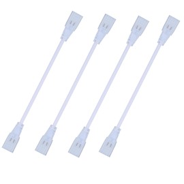 BENLUN LED Connector 4Pcs High Voltage 110V 10mm X 6mm COB LED Strip Lights