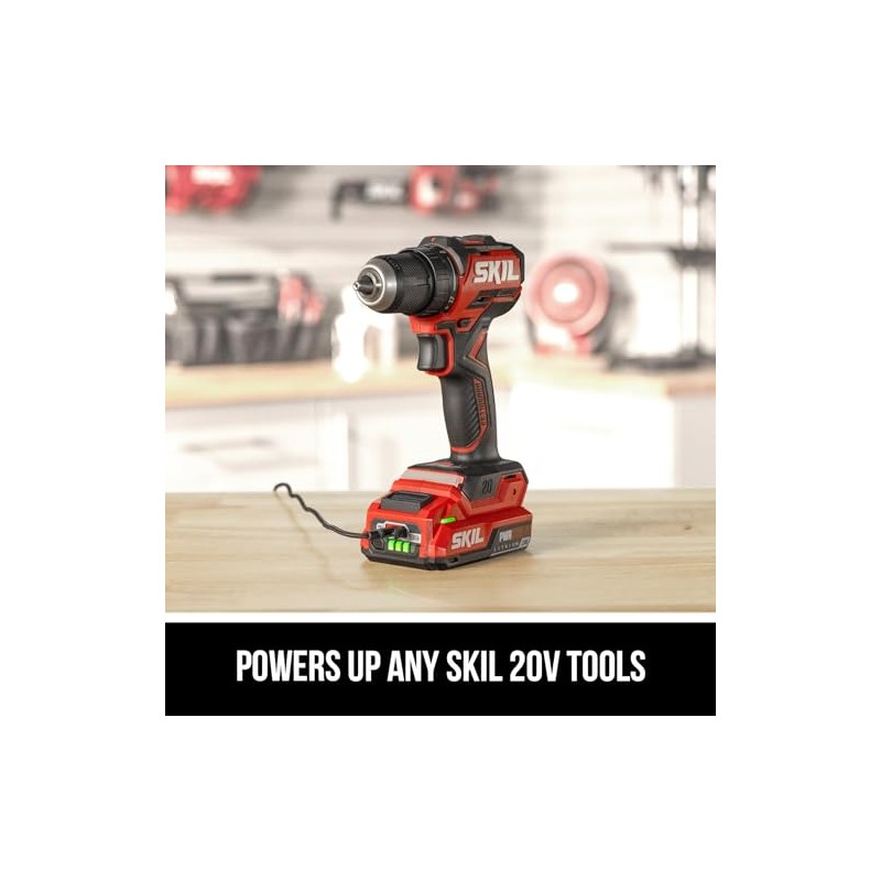 SKIL 20V 2.0Ah USB Type-C Battery BY5100B-00