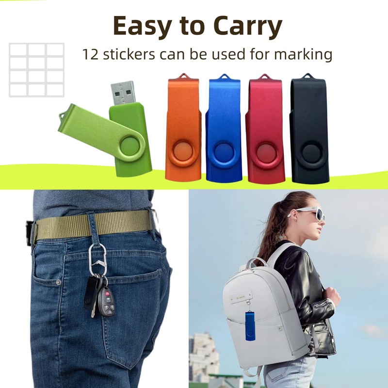 USB Stick 16 GB Pack of 10 Multicoloured USB 2.0