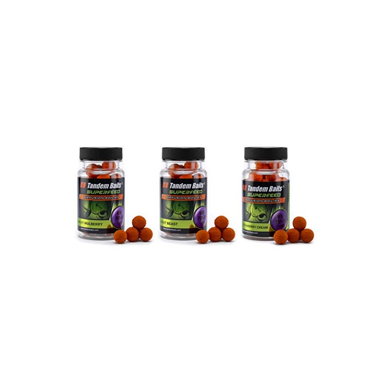 Tandem Baits Set of 3 SuperFeed Diffusion Mini Pop-Up Fruit