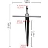 JUTOSU Engineer Taper Reamer, Hexagonal Shank, Drilling Range: 0.2 -