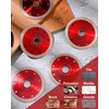 Therwen 20 PCS Diamond Saw Blade 4-1/2 inch Thin Tile