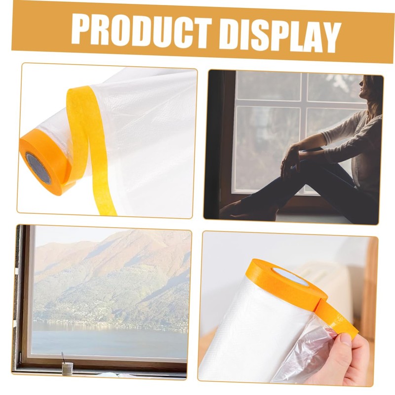 OSALADI Winter Window Insulation Kit 2 Rolls Pe Film Window